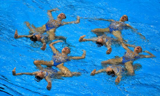 South Korea Aquatics Worlds Free Combination