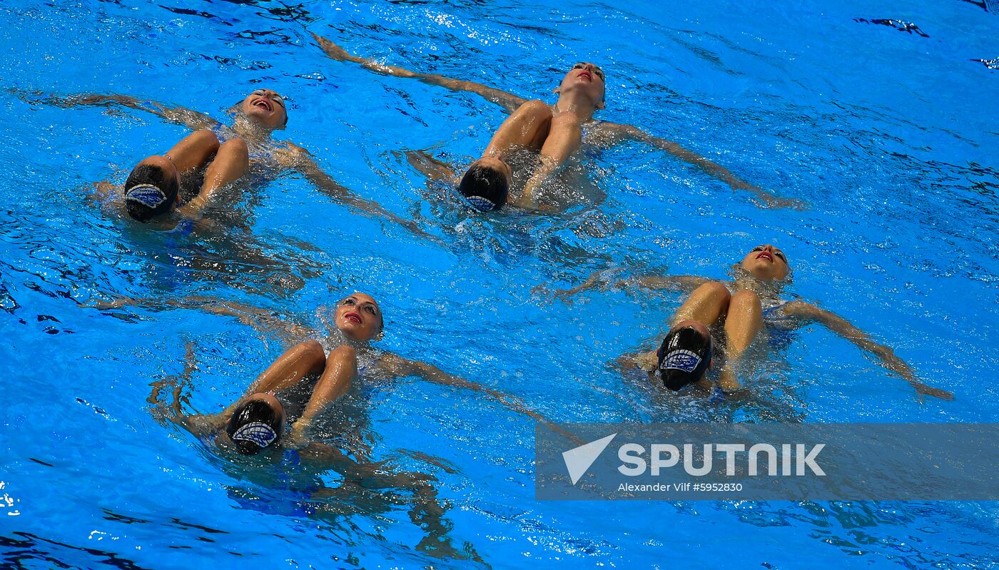 South Korea Aquatics Worlds Free Combination