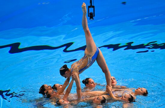 South Korea Aquatics Worlds Free Combination