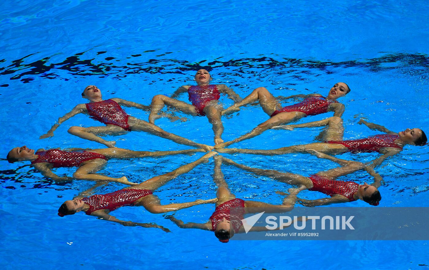 South Korea Aquatics Worlds Free Combination