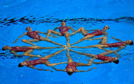 South Korea Aquatics Worlds Free Combination