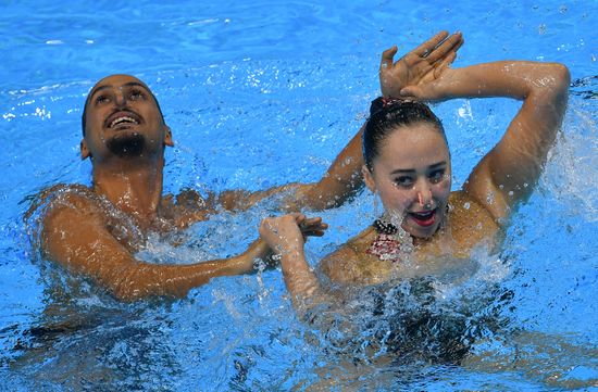 South Korea Aquatics Worlds Mixed Duet Free
