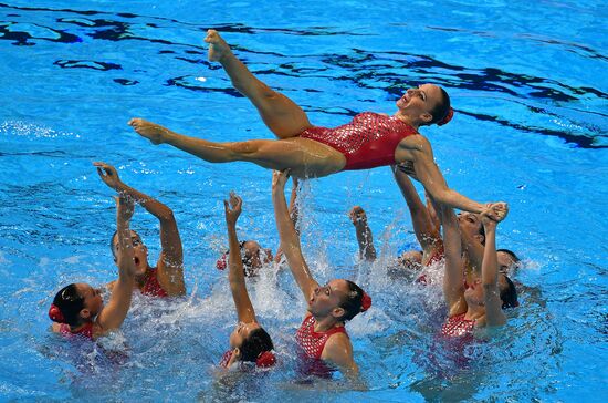 South Korea Aquatics Worlds Free Combination