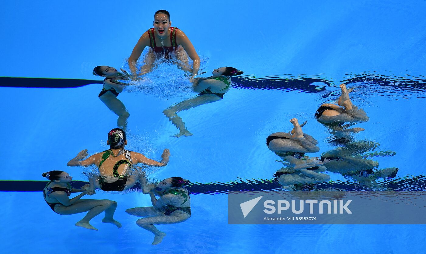 South Korea Aquatics Worlds Free Combination