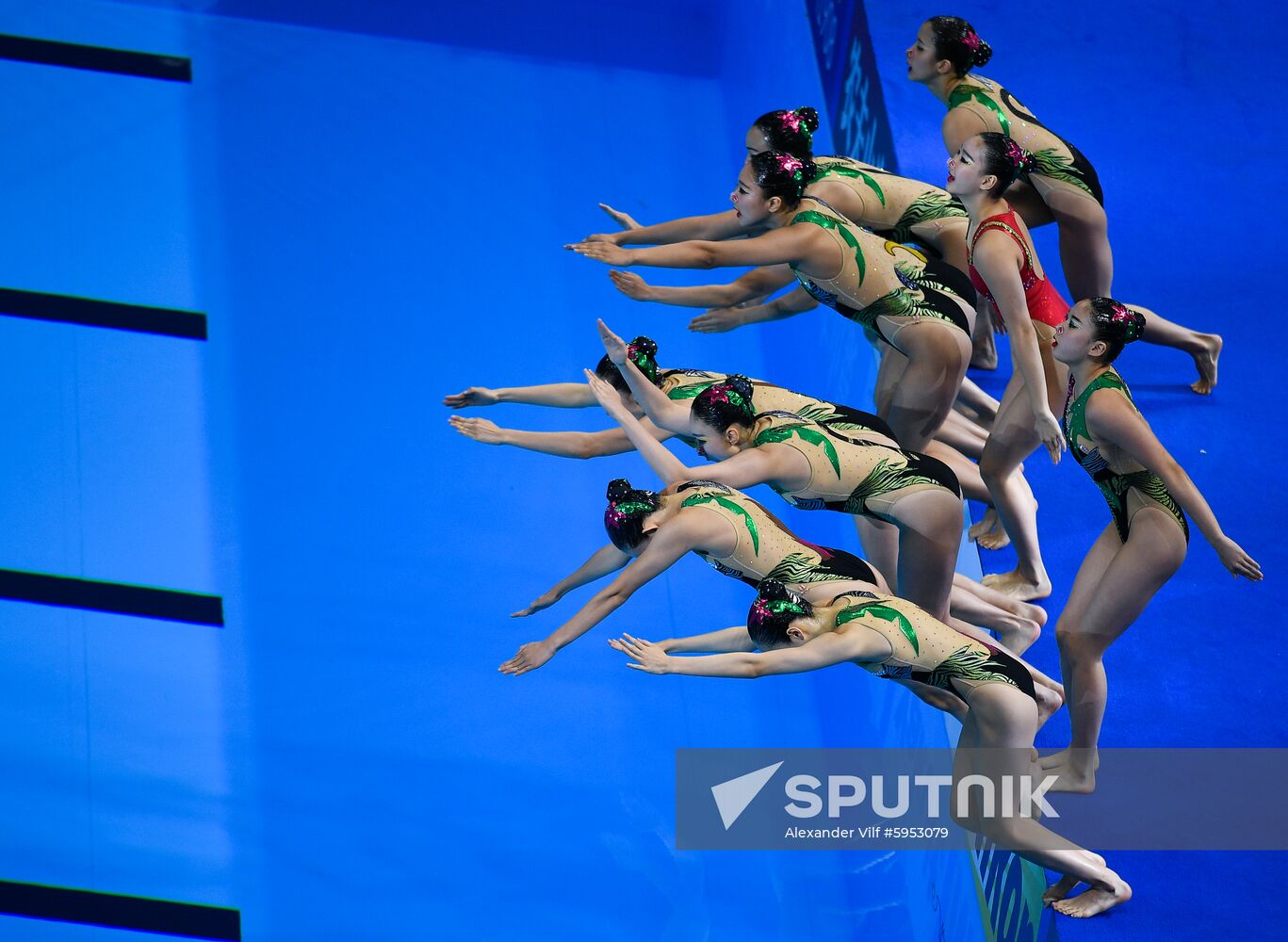 South Korea Aquatics Worlds Free Combination