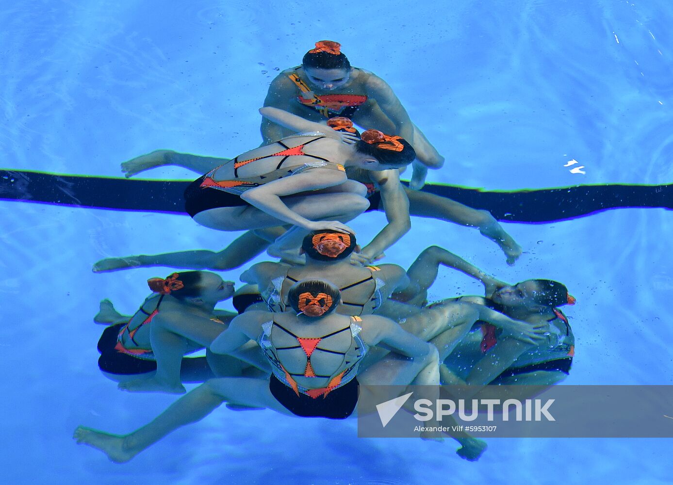 South Korea Aquatics Worlds Free Combination