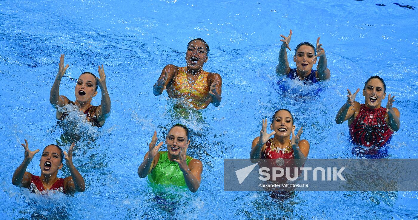 South Korea Aquatics Worlds Free Combination