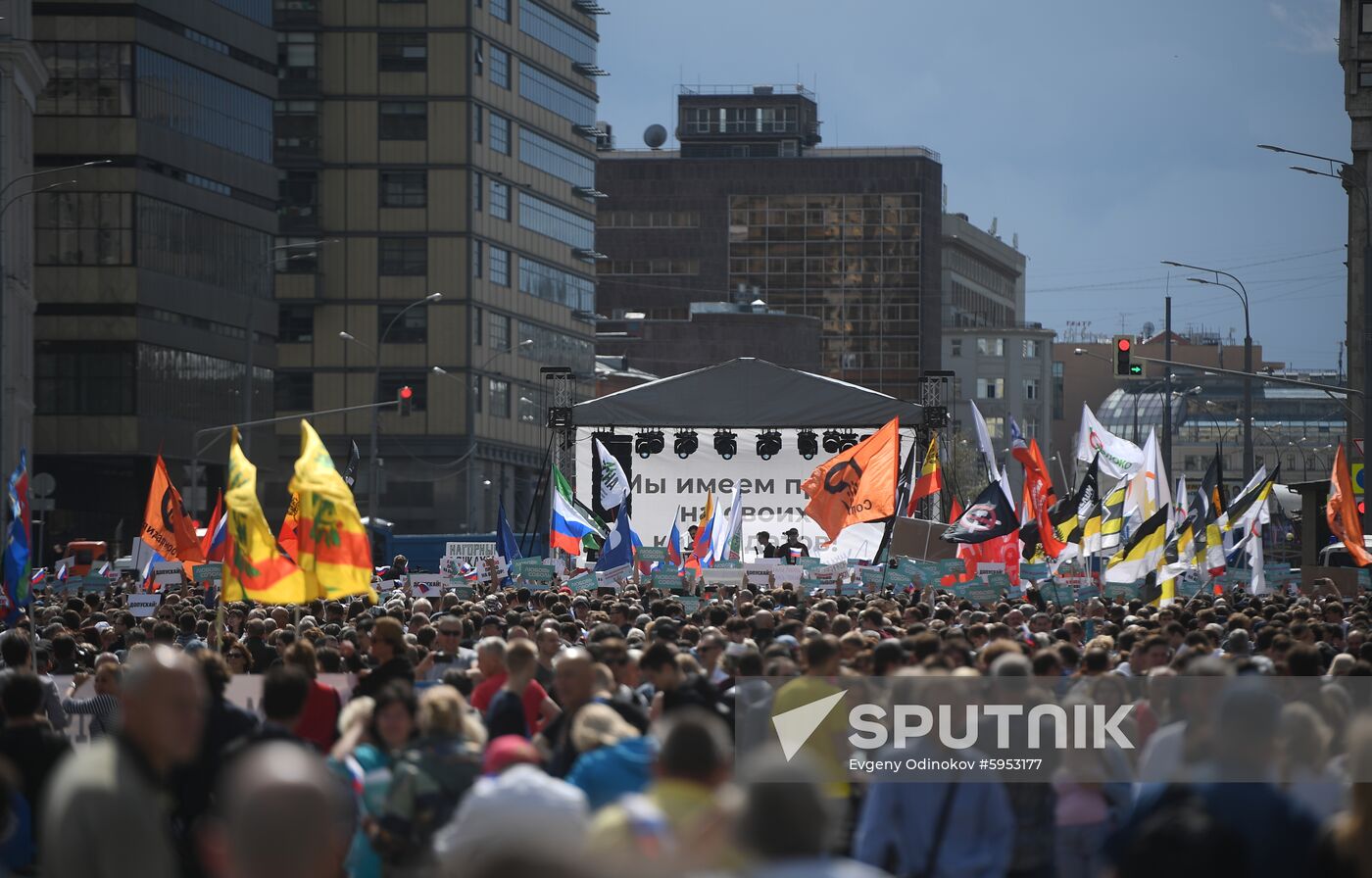 Russia Moscow Parliament Elections Protests