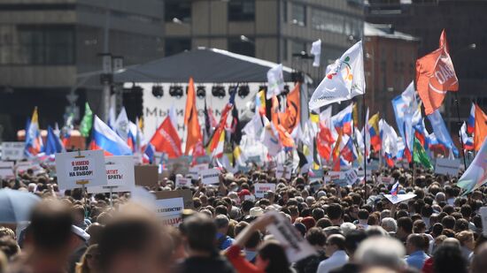 Russia Moscow Parliament Elections Protests