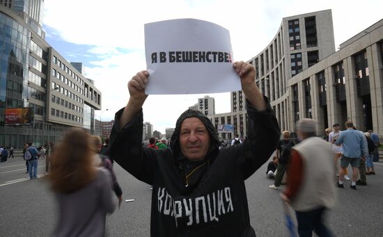 Russia Moscow Parliament Elections Protests