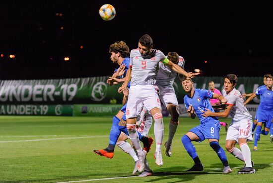 Armenia Soccer U19 Euro Spain - Italy   