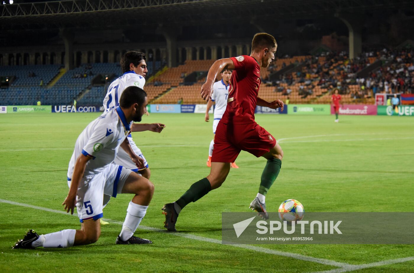 Armenia Soccer U19 Euro Portugal - Armenia  