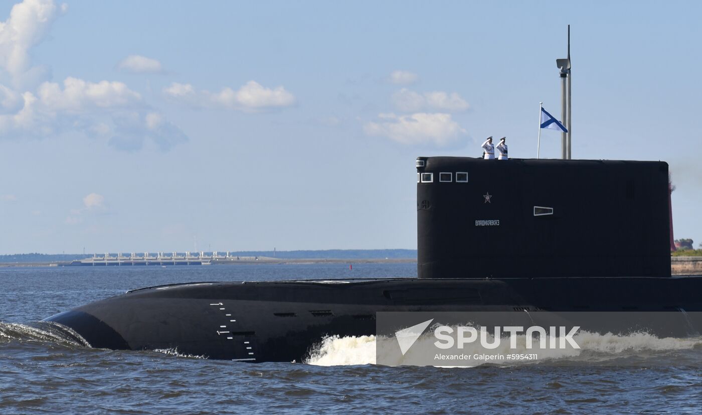Russia Navy Day Parade Rehearsal