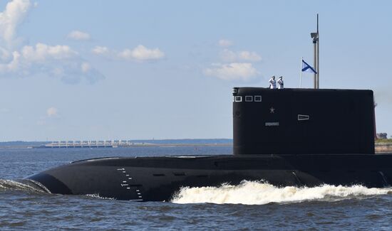 Russia Navy Day Parade Rehearsal