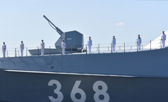 Russia Navy Day Parade Rehearsal