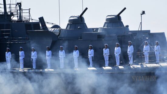 Russia Navy Day Parade Rehearsal