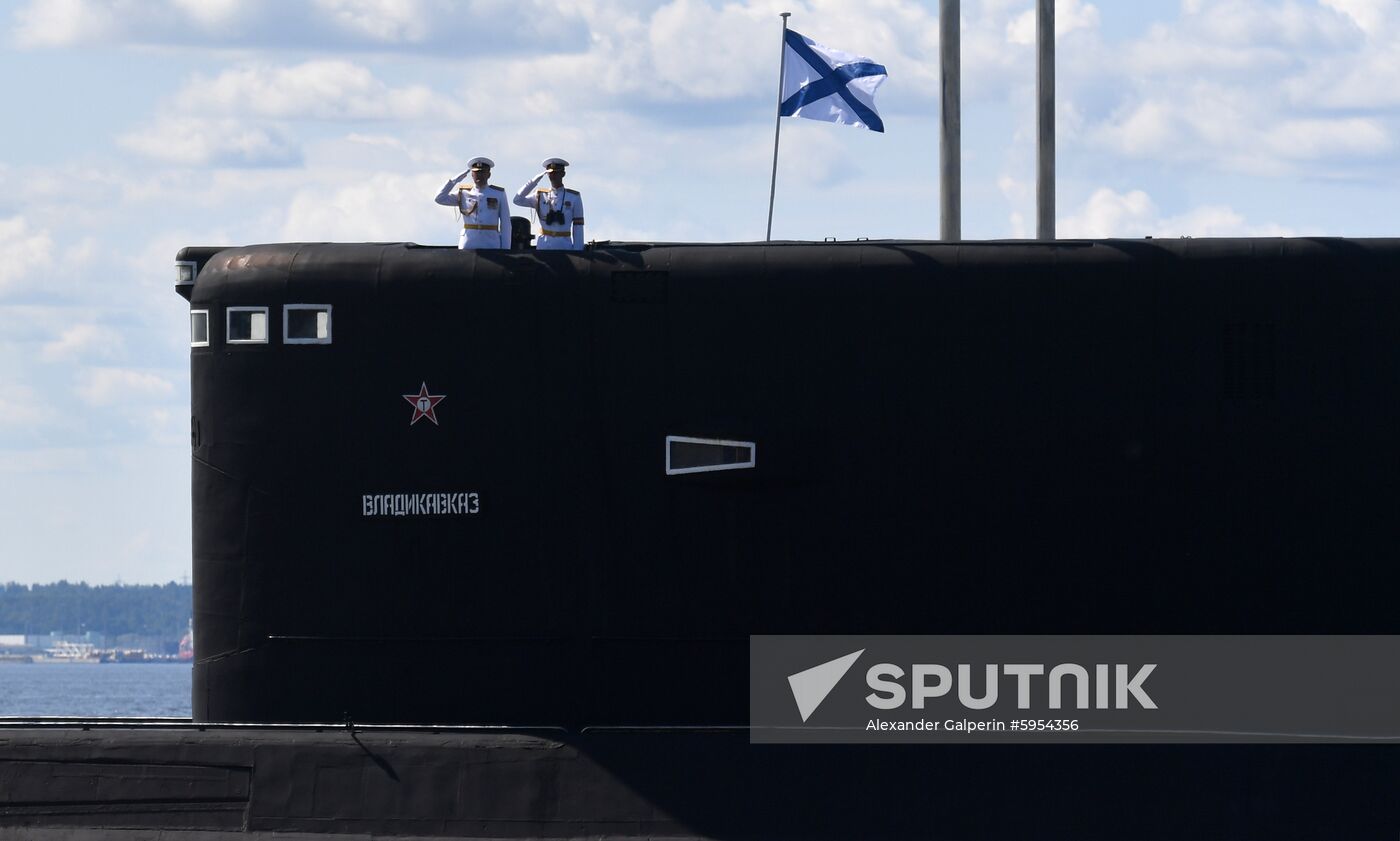 Russia Navy Day Parade Rehearsal