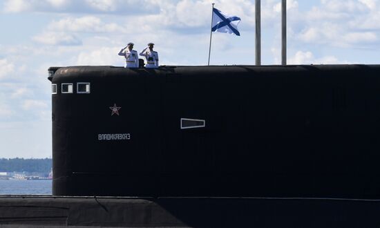 Russia Navy Day Parade Rehearsal