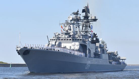 Russia Navy Day Parade Rehearsal