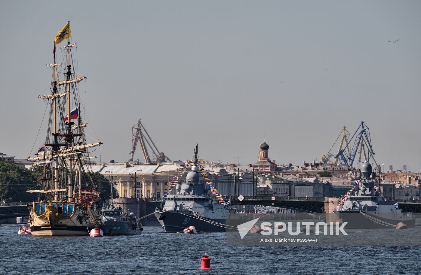 Russia Navy Day Parade Rehearsal