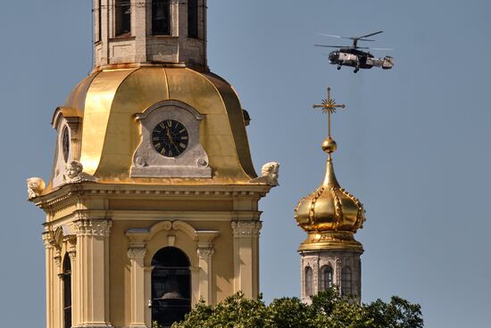 Russia Navy Day Parade Rehearsal
