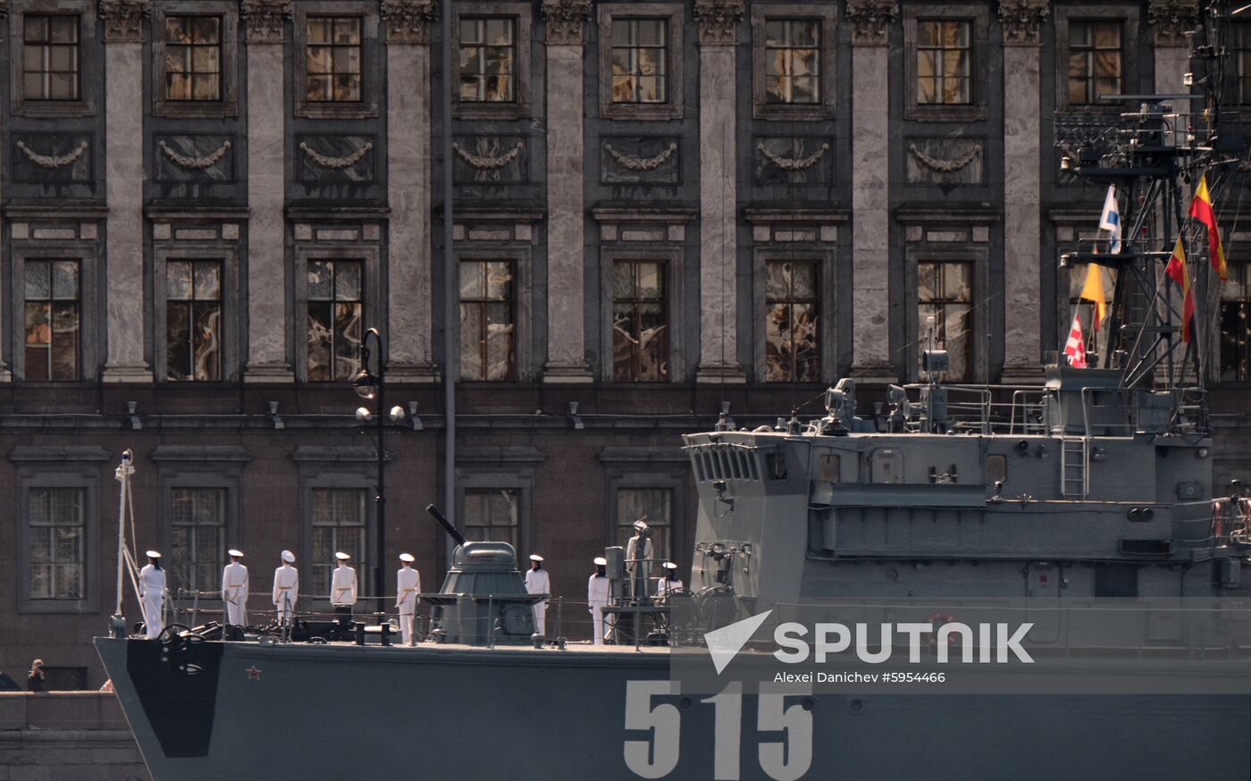Russia Navy Day Parade Rehearsal
