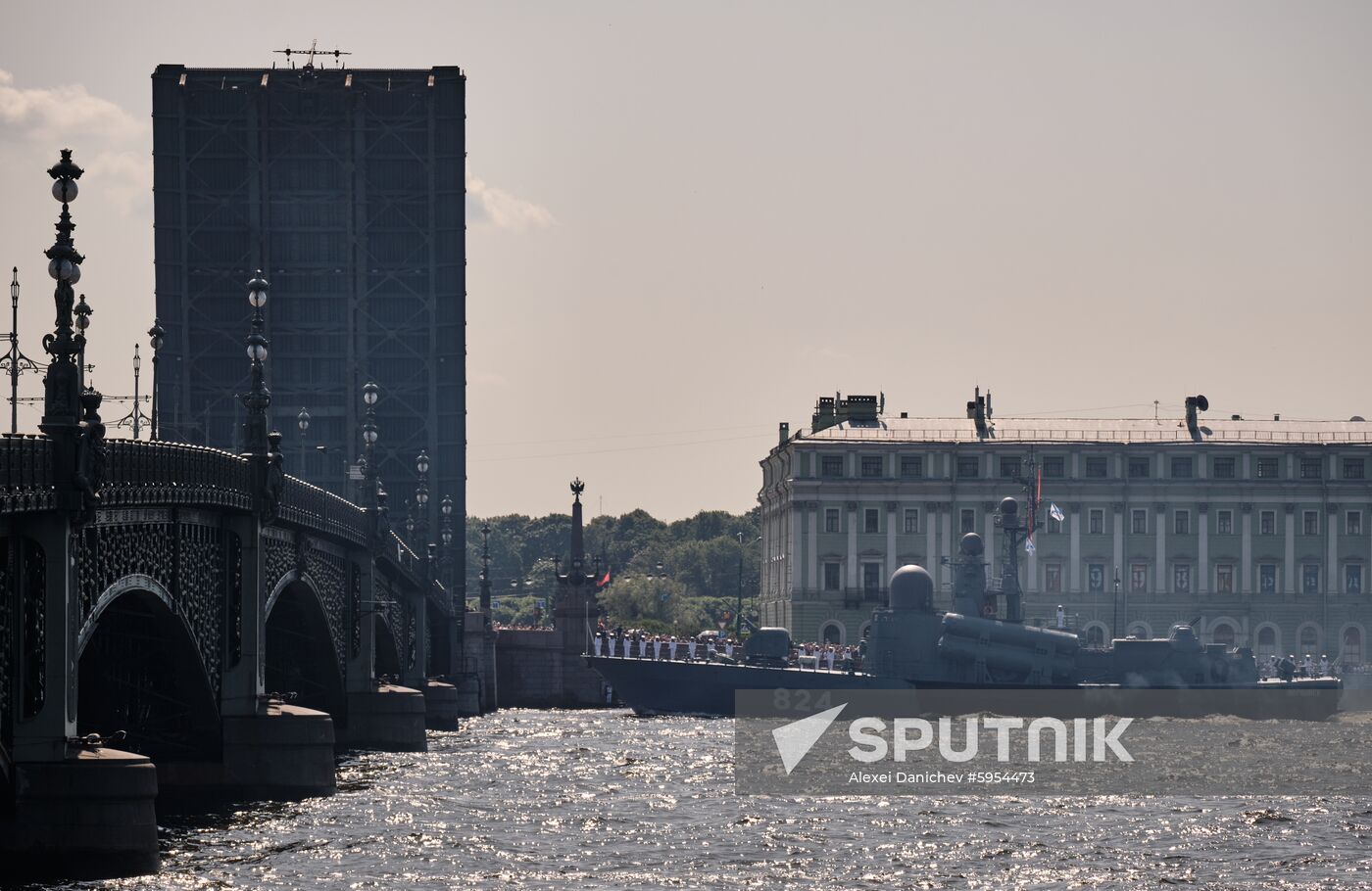 Russia Navy Day Parade Rehearsal