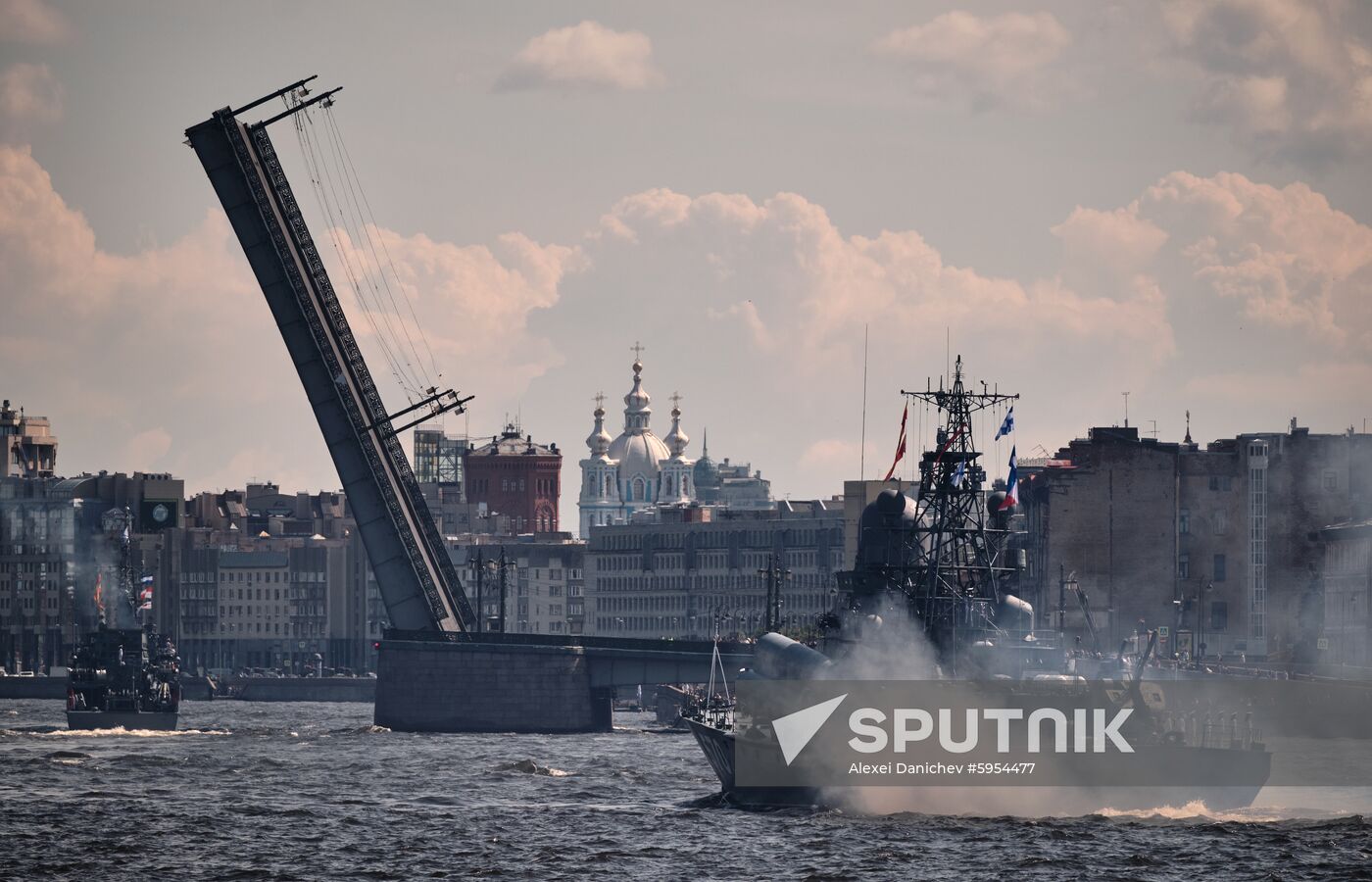 Russia Navy Day Parade Rehearsal
