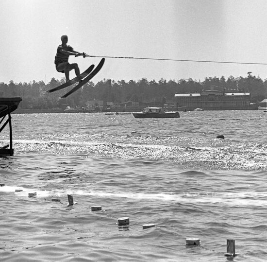 Water skiing champion Tatiana Rozhkova