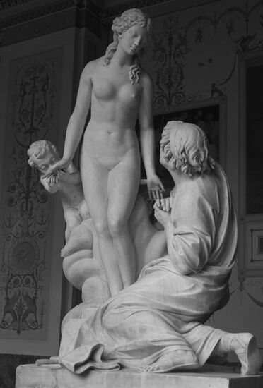 Pygmalion and Galatea, sculpture by Etienne Maurice Falconet