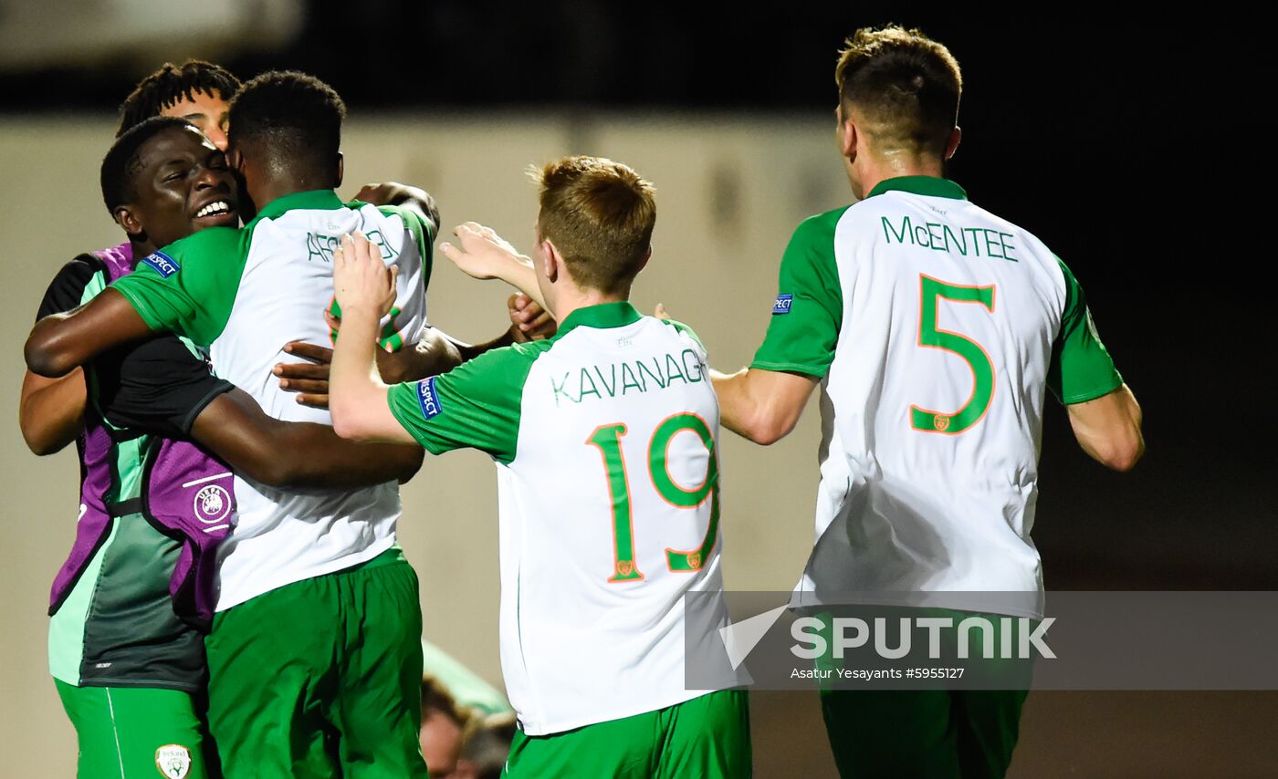 Armenia Soccer U19 Euro Ireland - Czech Republic