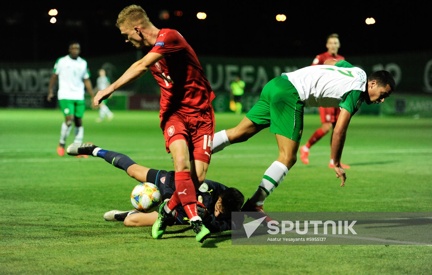 Armenia Soccer U19 Euro Ireland - Czech Republic  