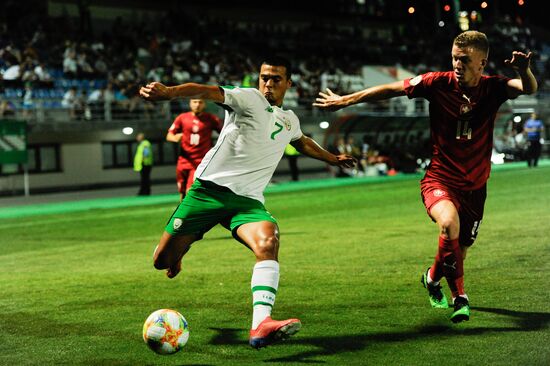Armenia Soccer U19 Euro Ireland - Czech Republic  