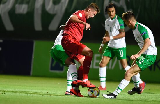 Armenia Soccer U19 Euro Ireland - Czech Republic  