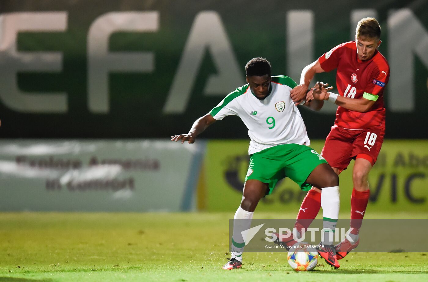 Armenia Soccer U19 Euro Ireland - Czech Republic