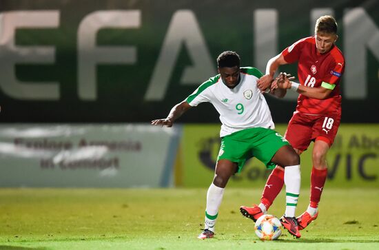 Armenia Soccer U19 Euro Ireland - Czech Republic  