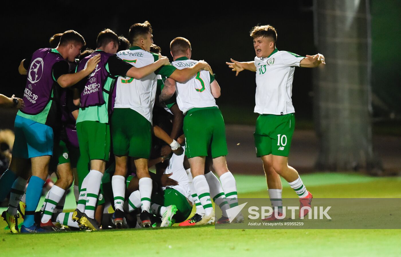Armenia Soccer U19 Euro Ireland - Czech Republic