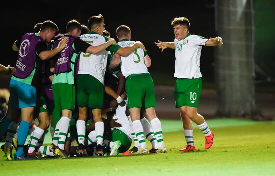 Armenia Soccer U19 Euro Ireland - Czech Republic  