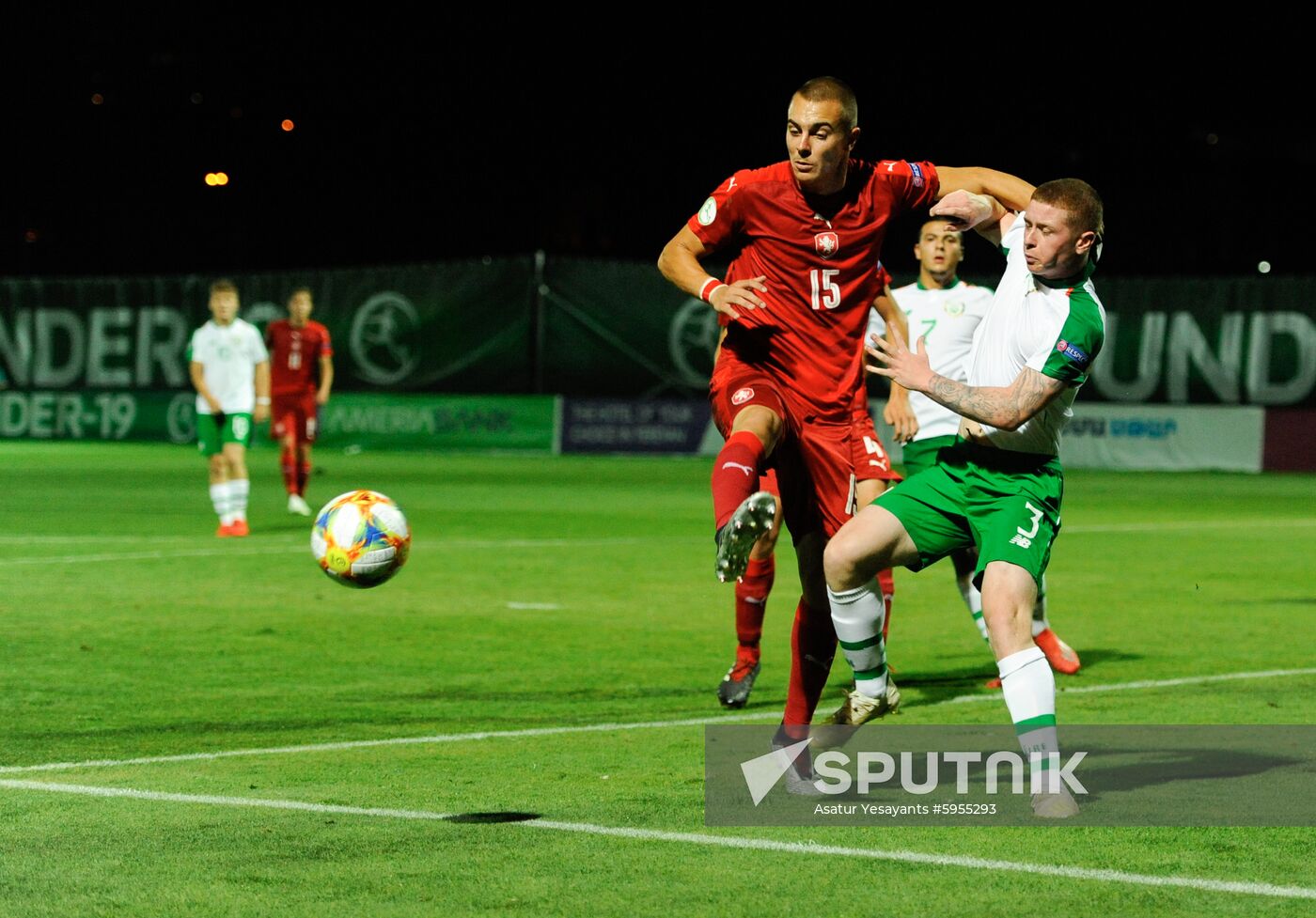 Armenia Soccer U19 Euro Ireland - Czech Republic