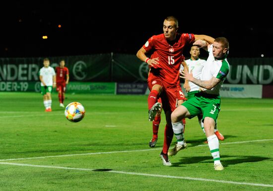 Armenia Soccer U19 Euro Ireland - Czech Republic  