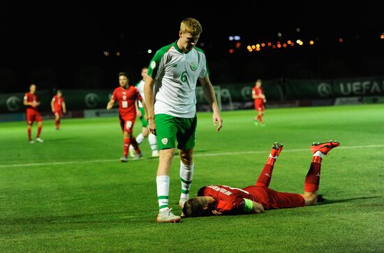 Armenia Soccer U19 Euro Ireland - Czech Republic  