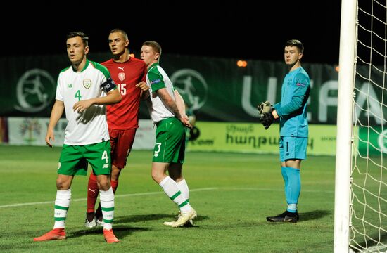 Armenia Soccer U19 Euro Ireland - Czech Republic  