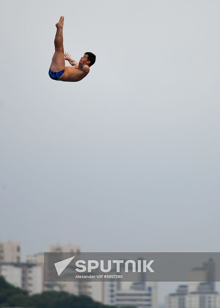 South Korea Aquatics Worlds High Diving Men