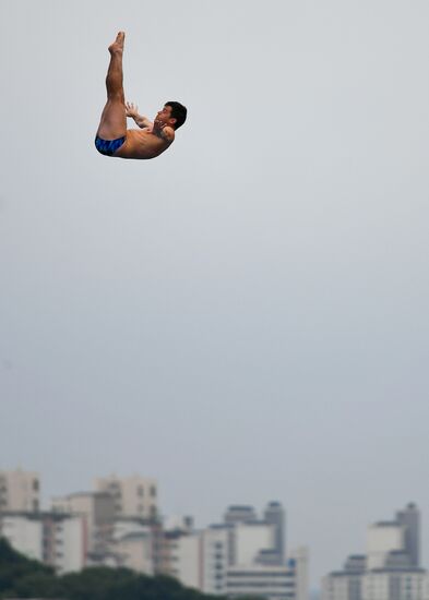 South Korea Aquatics Worlds High Diving Men