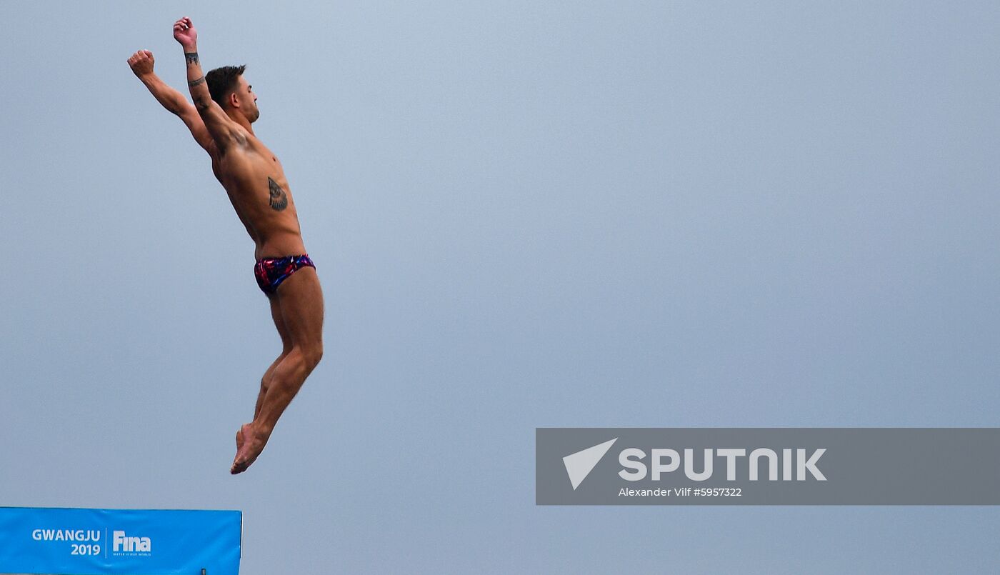 South Korea Aquatics Worlds High Diving Men