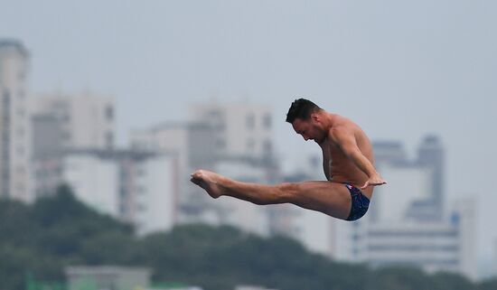 South Korea Aquatics Worlds High Diving Men