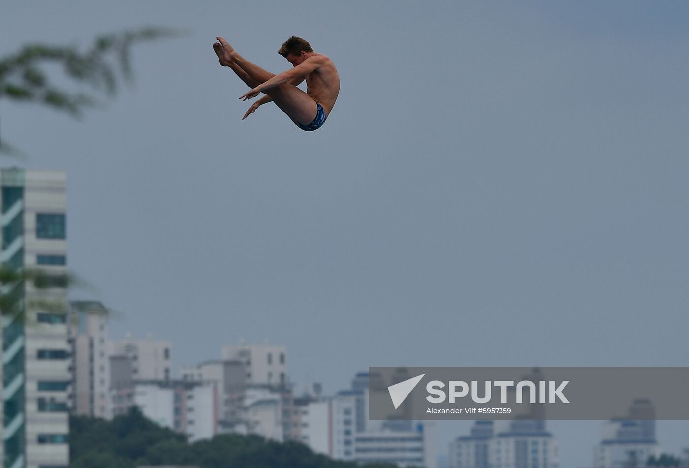 South Korea Aquatics Worlds High Diving Men