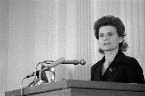 Soviet cosmonaut Valentina Tereshkova