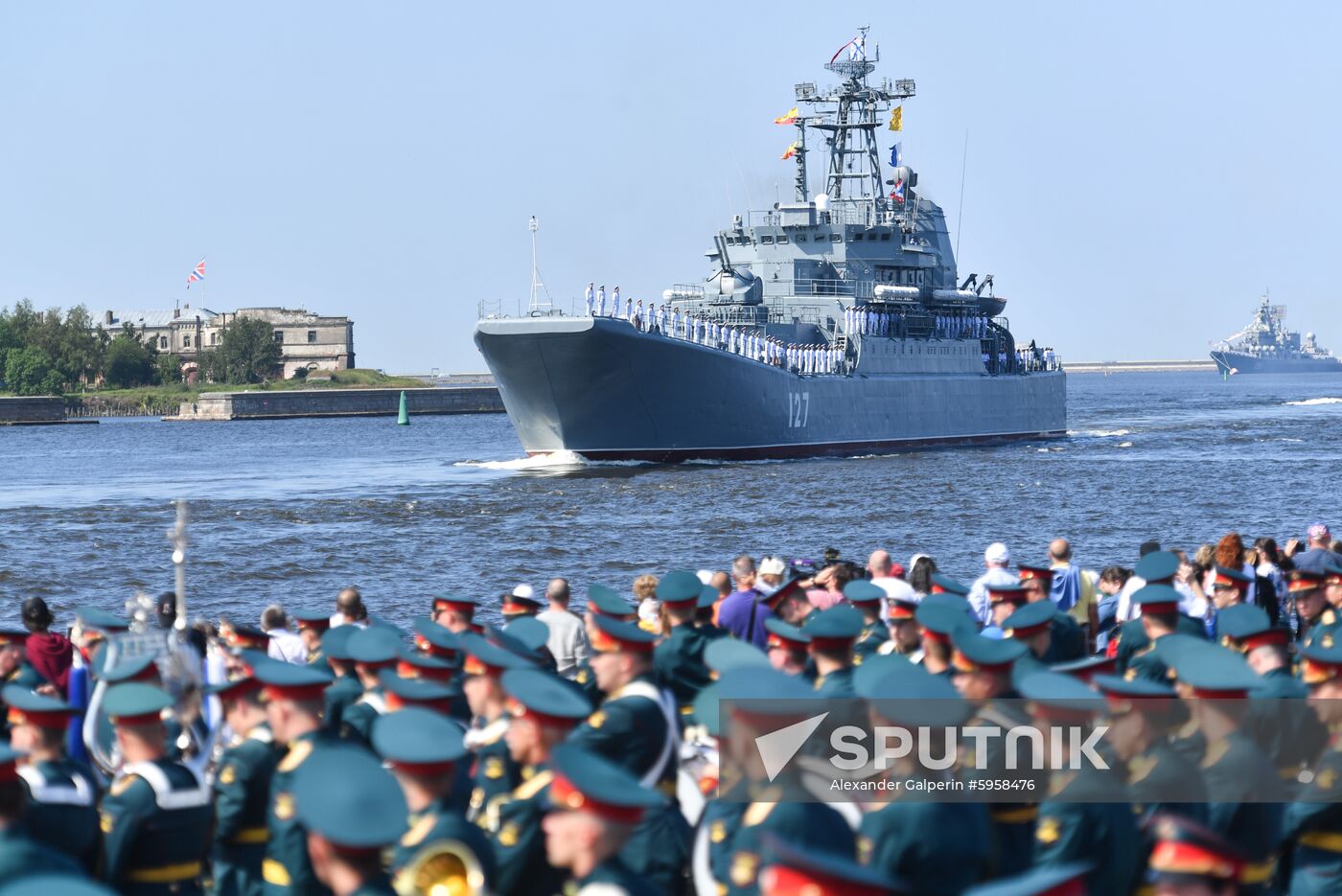 Russia Navy Day Parade Rehearsal