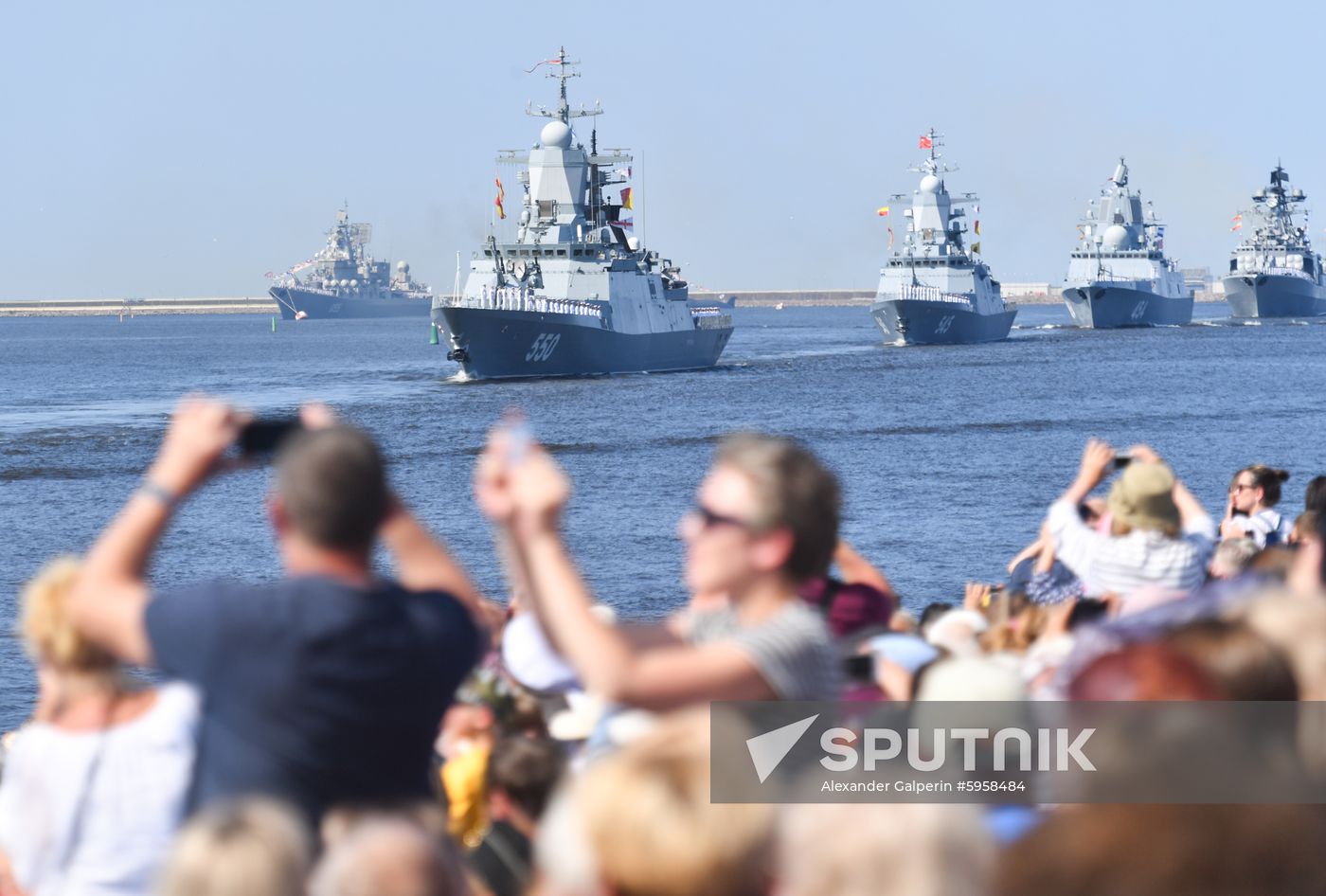 Russia Navy Day Parade Rehearsal
